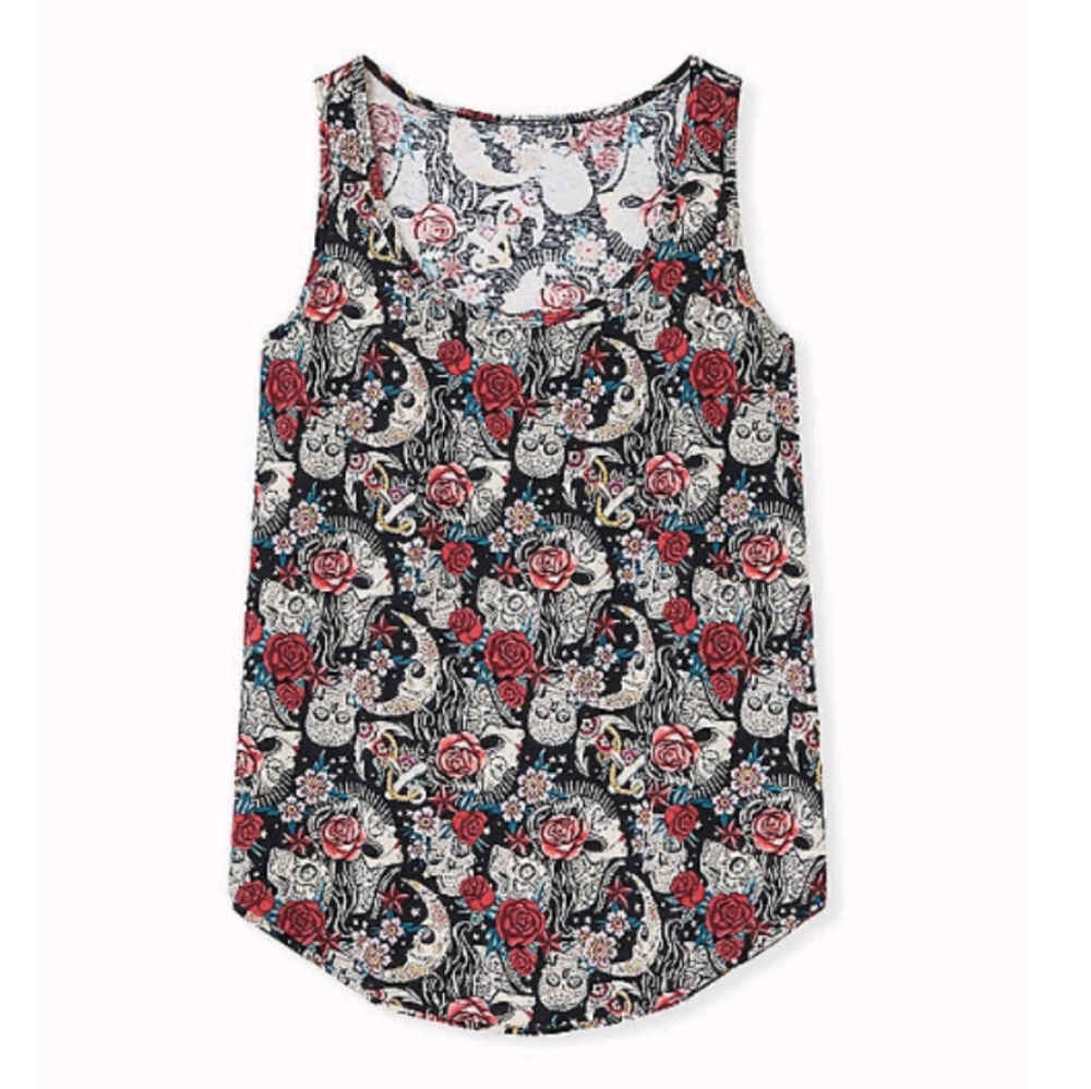 TORRID TATTOO ACTIVE TANK & FULL LEN. LEGGING SET